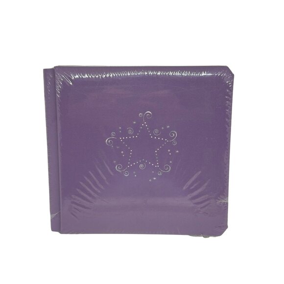 Creative Memories 8"x7.5" Lilac Stardust Album Silver Star NEW SEALED Scrapbook - Picture 1 of 7